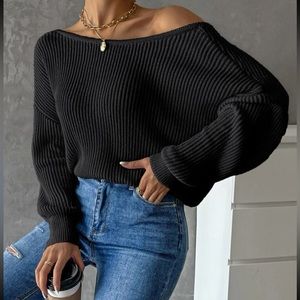 Beaded Western Boho Knit Top (M)
